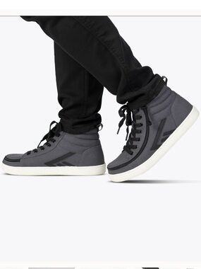 Men's Billy CS High Top Sneakers — Charcoal/Black